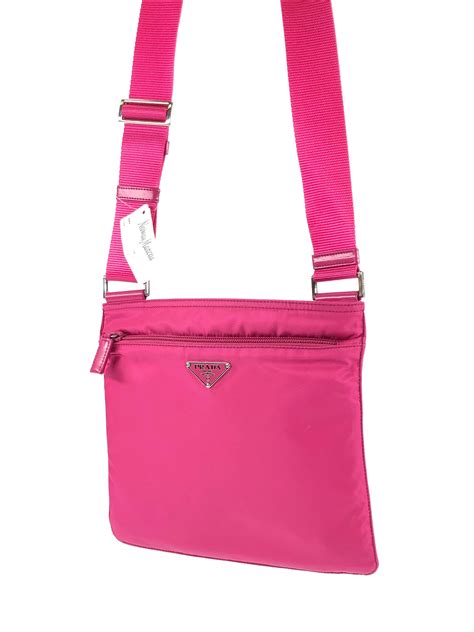 prada promenade bag pink|prada cross body bag nylon.